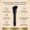 Black goat hair contour brush